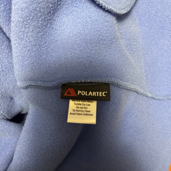 Janska Chic Women's Blue Fleece Coat - Picture 5 of 6